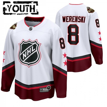 Columbus Blue Jackets Zach Werenski 8 2022 NHL All-Star Wit Authentic Shirt - Kinderen